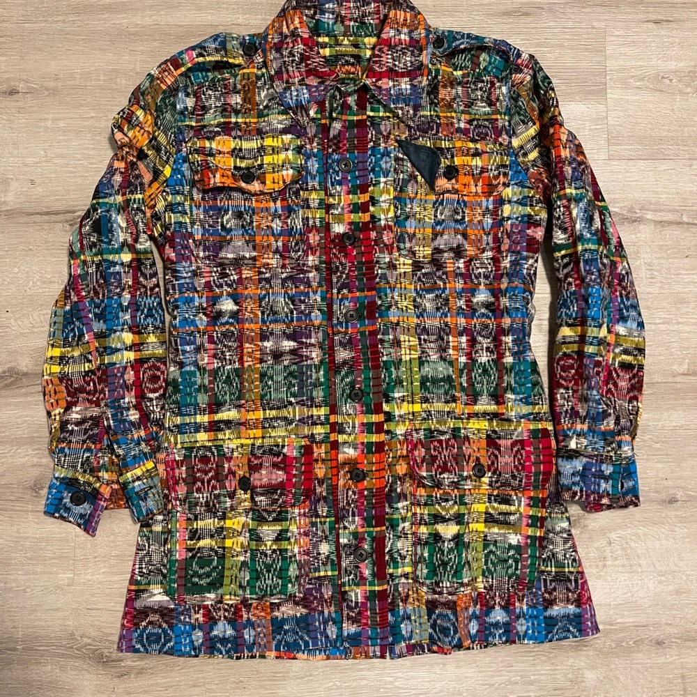 Colorful Plaid Women's Shirt